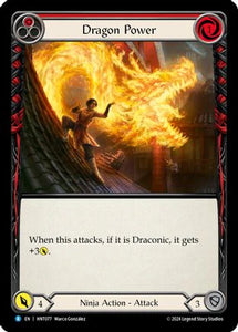 Dragon Power (Red) - HNT077 - Rainbow Foil