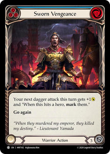 Sworn Vengeance (Blue) - HNT142 - Rainbow Foil