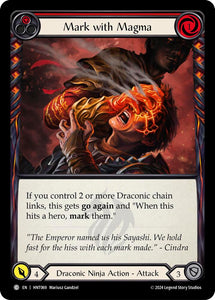 Mark with Magma (Red) - HNT069 - Rainbow Foil