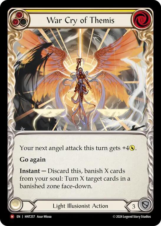 War Cry of Themis (Majestic) - HNT257 - Rainbow Foil