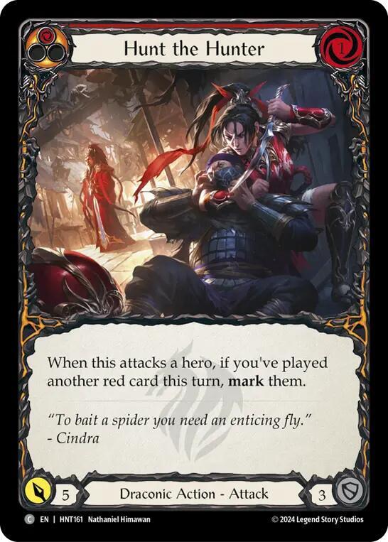 Hunt the Hunter (Red) - HNT161 - Rainbow Foil