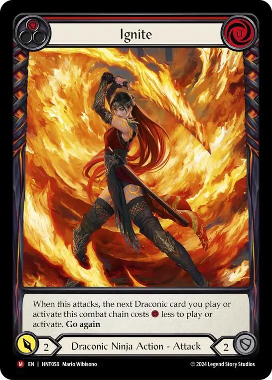 Ignite (Majestic) - HNT058 - Extended Art Rainbow Foil