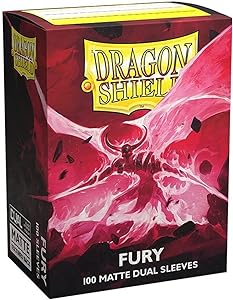 Dragon Shield: Standard Size - Dual Matte Sleeves - Fury (Fuchsia) (100) (Sealed)