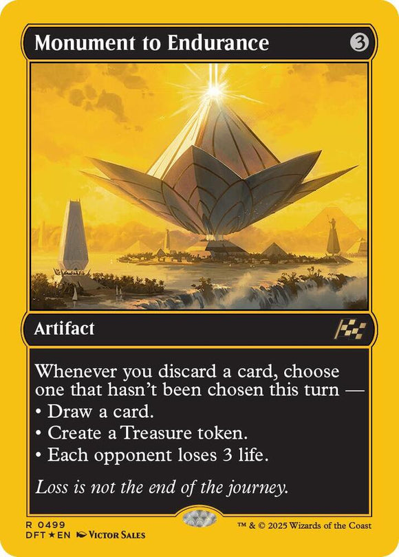 Monument to Endurance (First-Place Foil Rare) - 0499