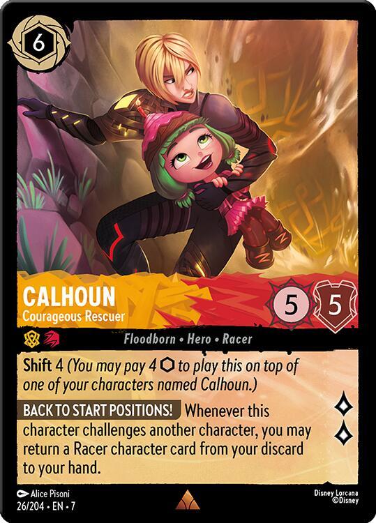 Calhoun - Courageous Rescuer (Rare) - 26/204