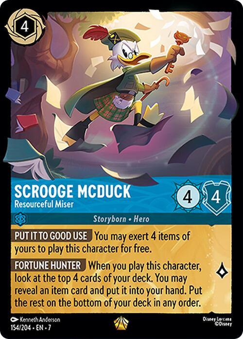 Scrooge McDuck - Resourceful Miser (Legendary) - 154/204