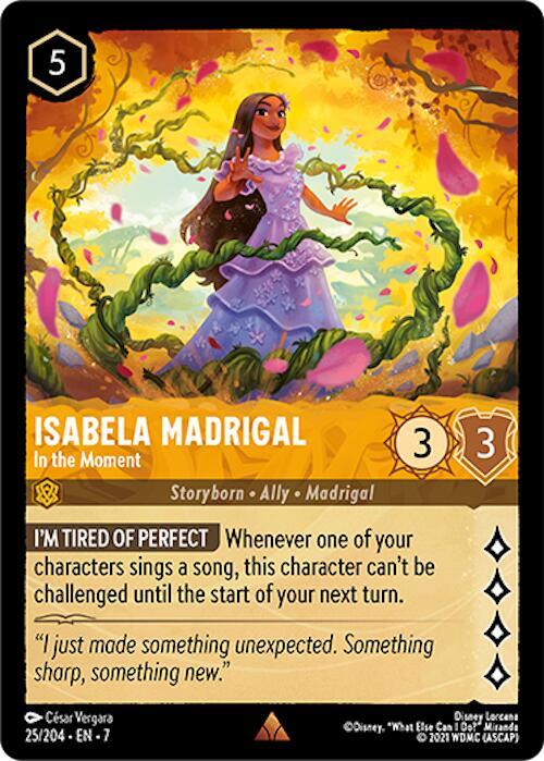 Isabela Madrigal - In the Moment (Foil Rare) - 25/204