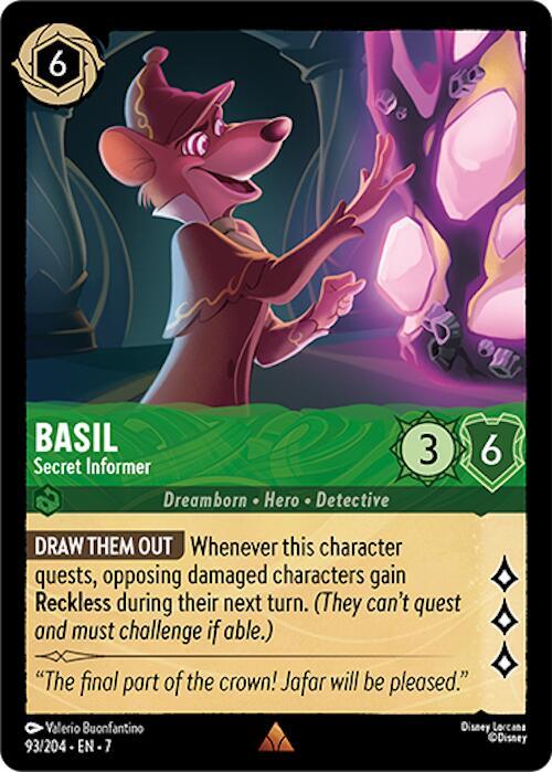 Basil - Secret Informer (Rare) - 93/204