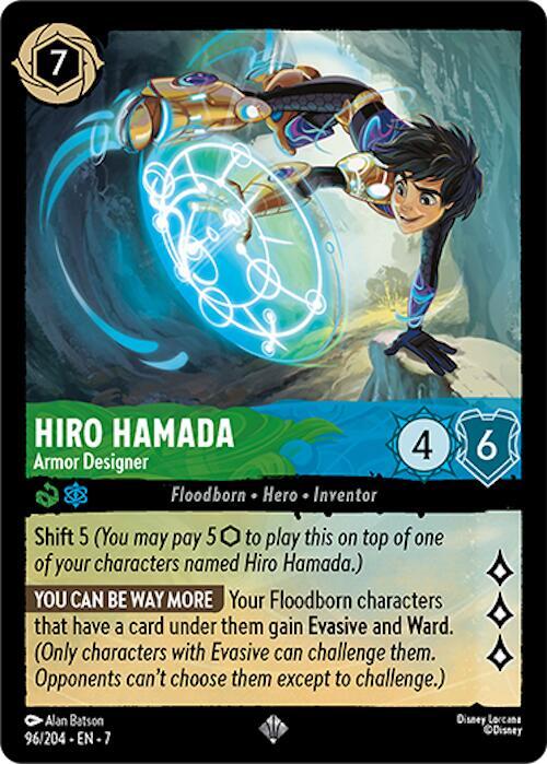 Hiro Hamada - Armor Designer (Super Rare) - 96/204