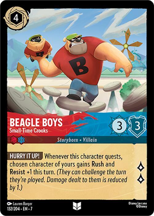 Beagle Boys - Small-Time Crooks (Foil Uncommon) - 132/204