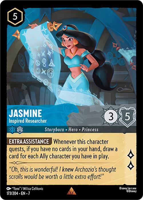 Jasmine - Inspired Researcher (Rare) - 173/204