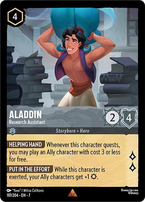 Aladdin - Research Assistant (Rare) - 197/204