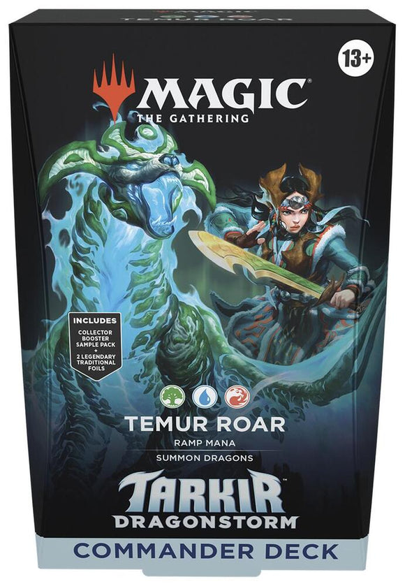MTG: Tarkir: Dragonstorm Temur Roar Commander Deck (Sealed)