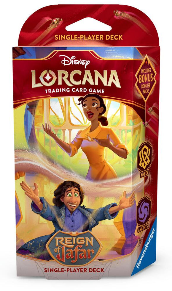 Disney Lorcana: Reign of Jafar Starter Deck - Amber & Amethyst (Sealed)