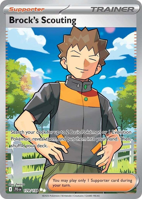 Brock's Scouting (Full Art Ultra Rare) - 179/159