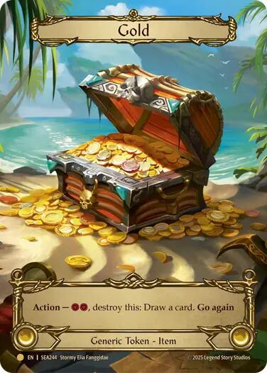 Gold (Token) (Treasure) - SEA244 - Cold Foil