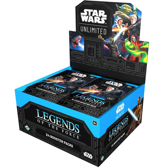 PRE-ORDER: Star Wars Unlimited: Legends of the Force Booster Box (Sealed)