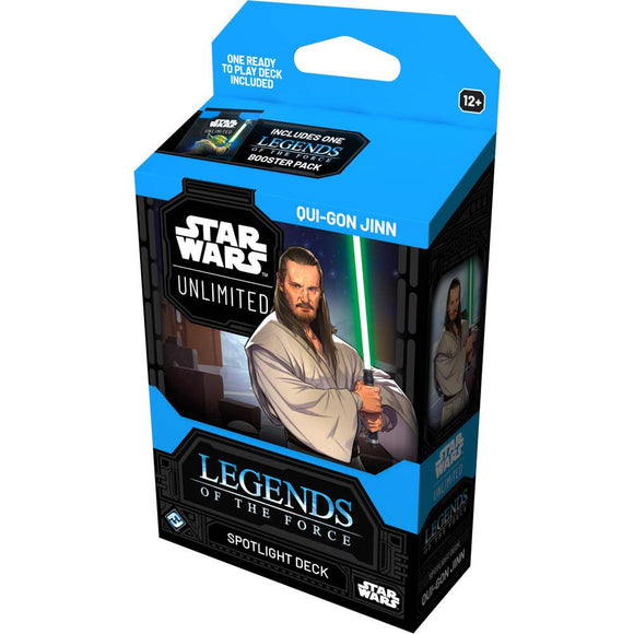 PRE-ORDER: Star Wars Unlimited: Legends of the Force Spotlight Deck - Qui-Gon Jinn