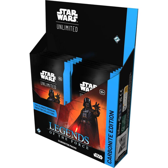 PRE-ORDER: Star Wars Unlimited: Legends of the Force Carbonite Booster Box (Sealed)