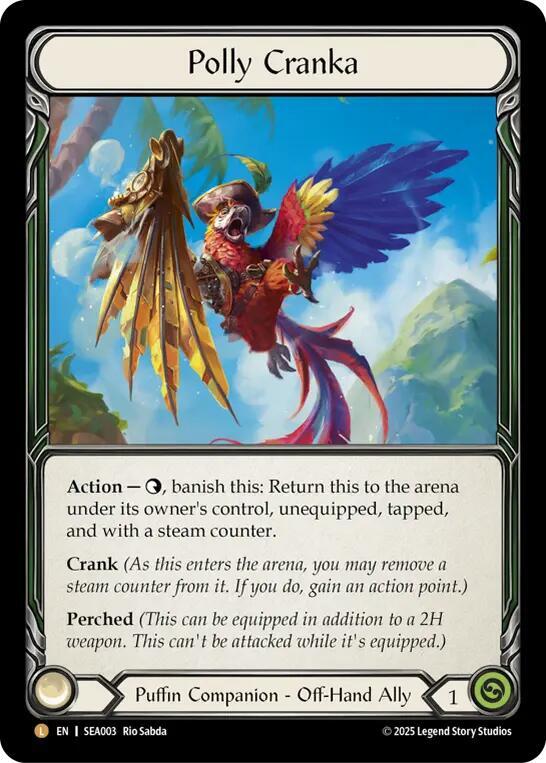 Polly Cranka (Legendary) - SEA003 - Rainbow Foil