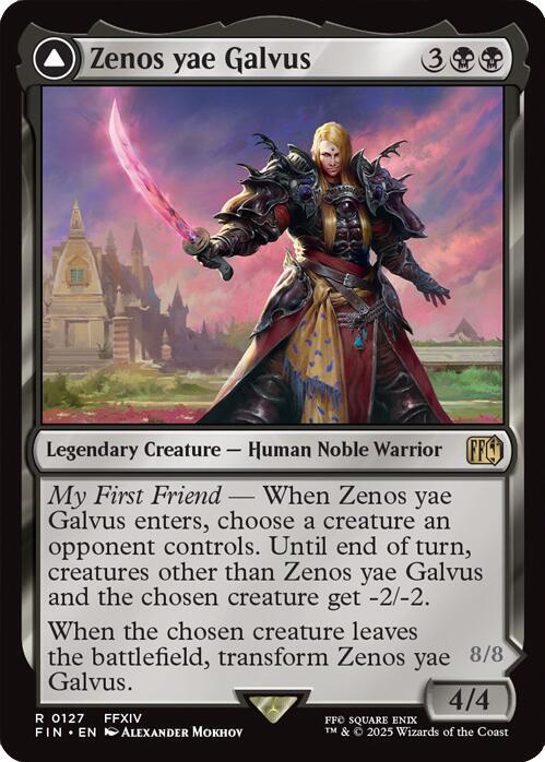 Zenos yae Galvus // Shinryu, Transcendent Rival (Rare) - 0127