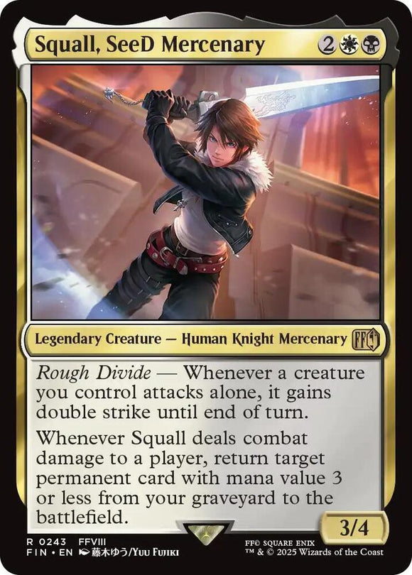 Squall, SeeD Mercenary (Rare) - 0243