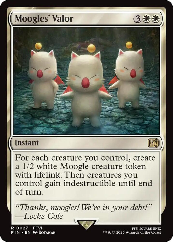 Moogles' Valor (Rare) - 0027