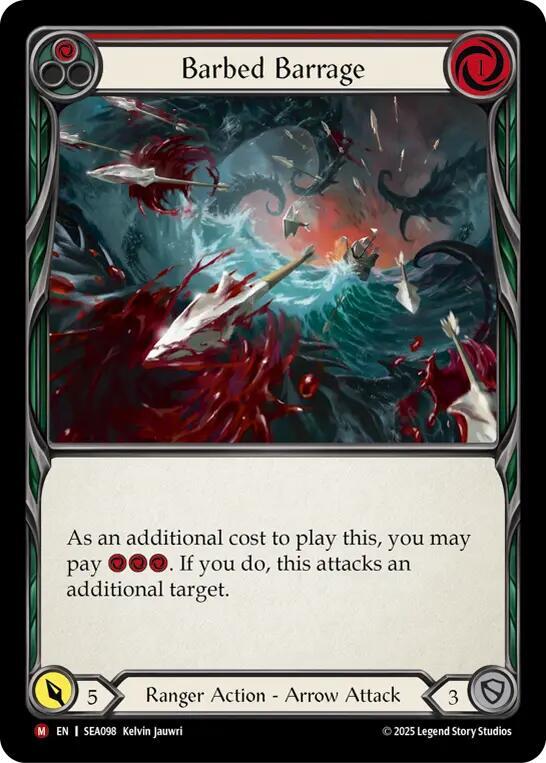 Barbed Barrage (Majestic) - SEA098