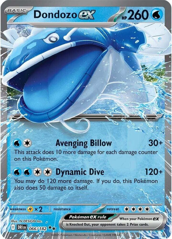 Dondozo ex (Double Rare) - 066/182