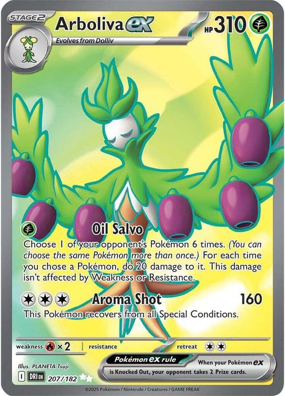 Arboliva ex (Full Art Ultra Rare) - 207/182