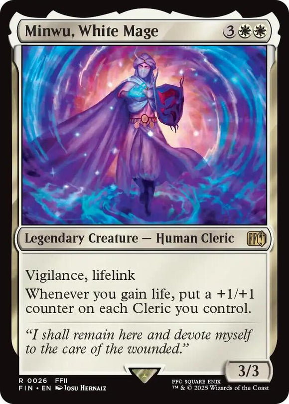 Minwu, White Mage (Rare) - 0026