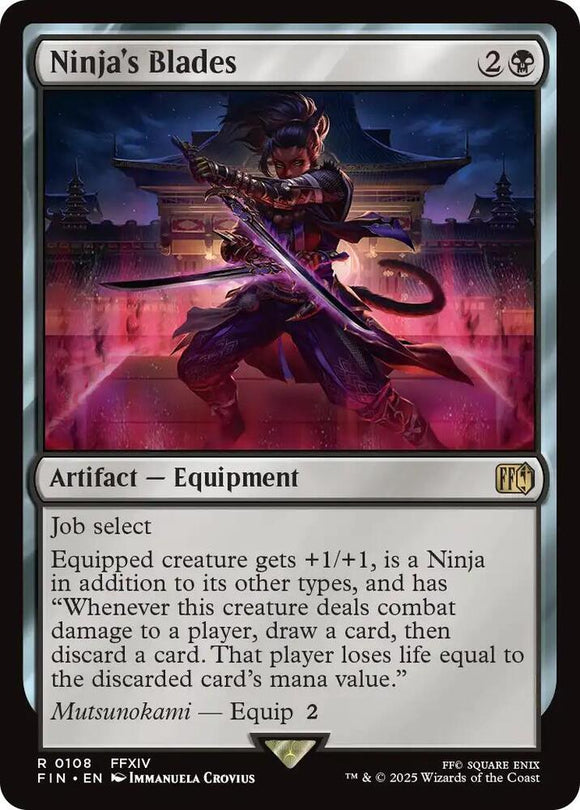 Ninja's Blades (Rare) - 0108