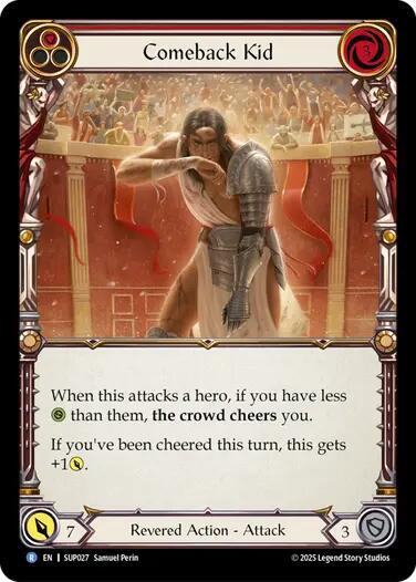 Comeback Kid (Red) - SUP027 - Rainbow Foil