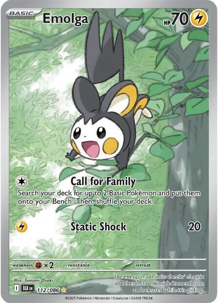 Emolga (Illustration Rare) - 112/086