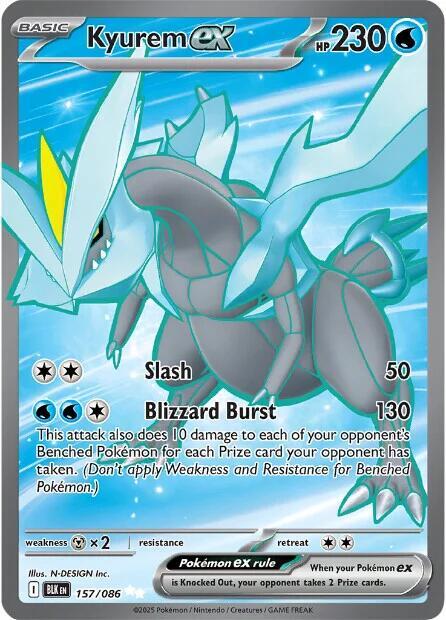 Kyurem ex (Full Art Ultra Rare) - 157/086
