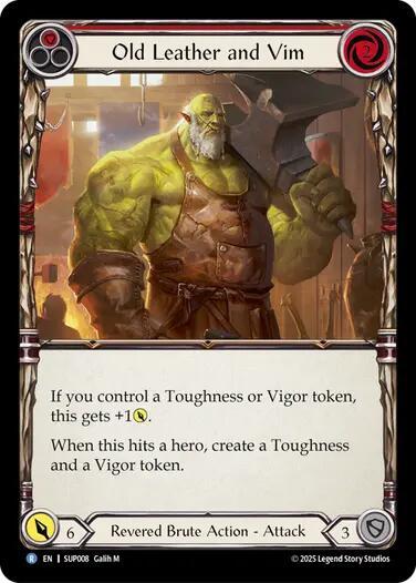 Old Leather and Vim (Red) - SUP008