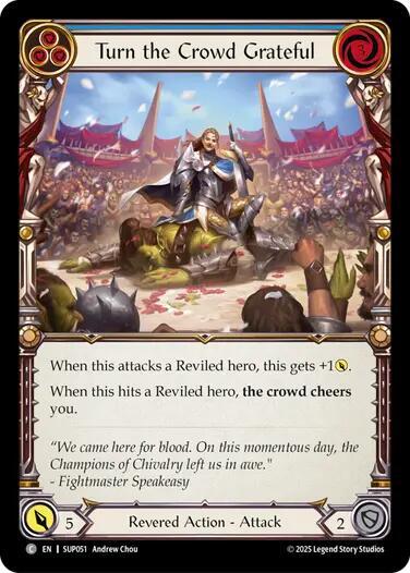 Turn the Crowd Grateful (Blue) - SUP051 - Rainbow Foil