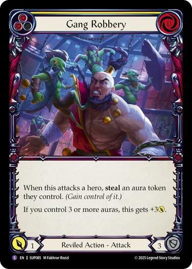 Gang Robbery (Super Rare) - SUP085 - Rainbow Foil