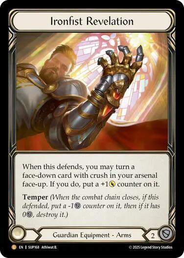 Ironfist Revelation (Legendary) - SUP168 - Rainbow Foil
