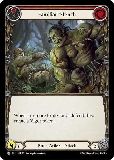 Familiar Stench (Red) - SUP142 - Rainbow Foil