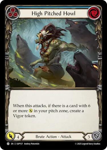 High Pitched Howl (Blue) - SUP157 - Rainbow Foil