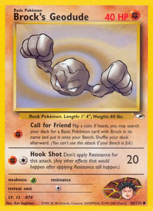 Brock's Geodude (Common) - 066/132 - Unlimited