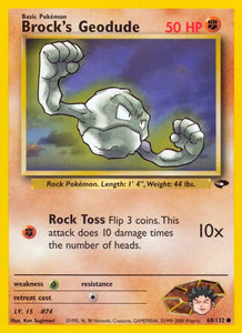 Brock's Geodude (Common) - 68/132 - Unlimited