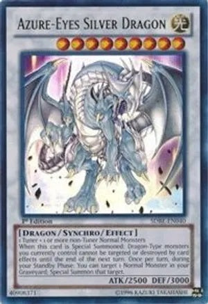 Azure-Eyes Silver Dragon (Ultra Rare) - SDBE-EN040