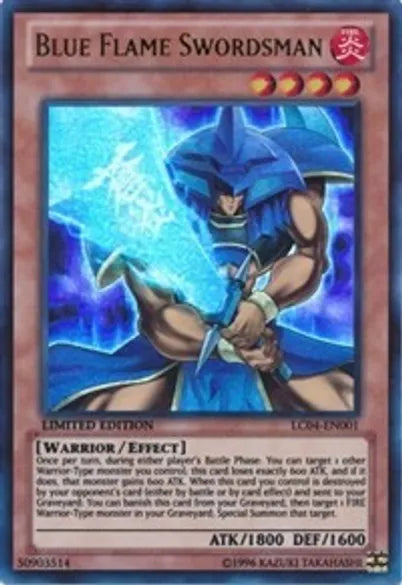 Blue Flame Swordsman (Ultra Rare) - LC04-EN001