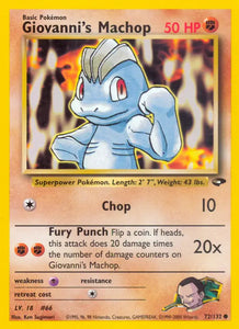 Giovanni's Machop (Common) - 072/132 - Unlimited