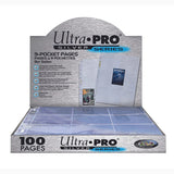 Ultra Pro: Pages - 9 Pocket Silver Series (100ct)  (Sealed)