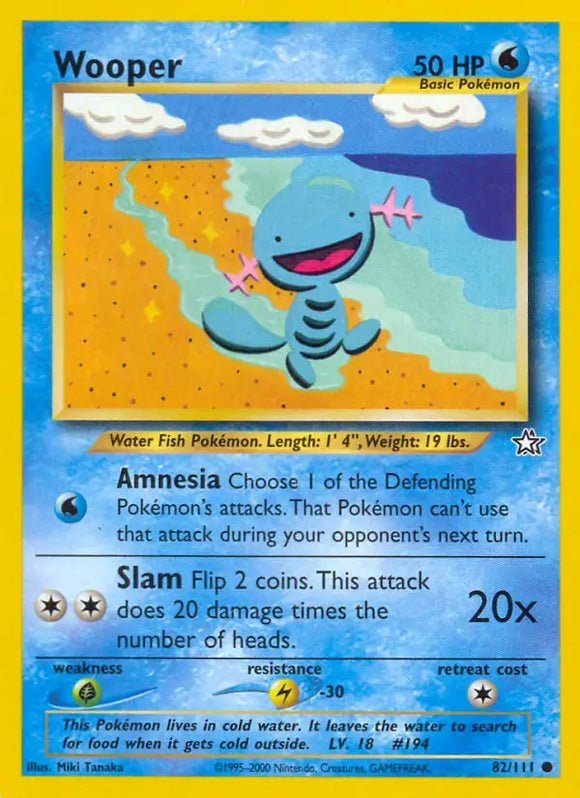 Wooper (Common) - 82/111 - Unlimited