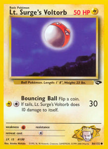 Lt. Surge's Voltorb (Common) - 86/132 - Unlimited