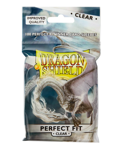 Dragon Shield: Toploading Perfect Fit Sleeves - Clear (100) (Sealed)